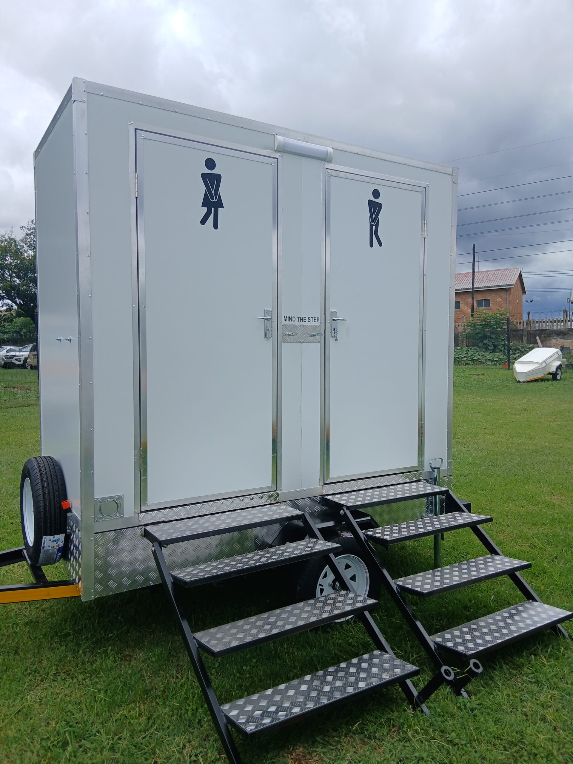 ISO Build Customized Mobile Toilets VIP Mobile toilet manufactured by ISO Build in Pretoria