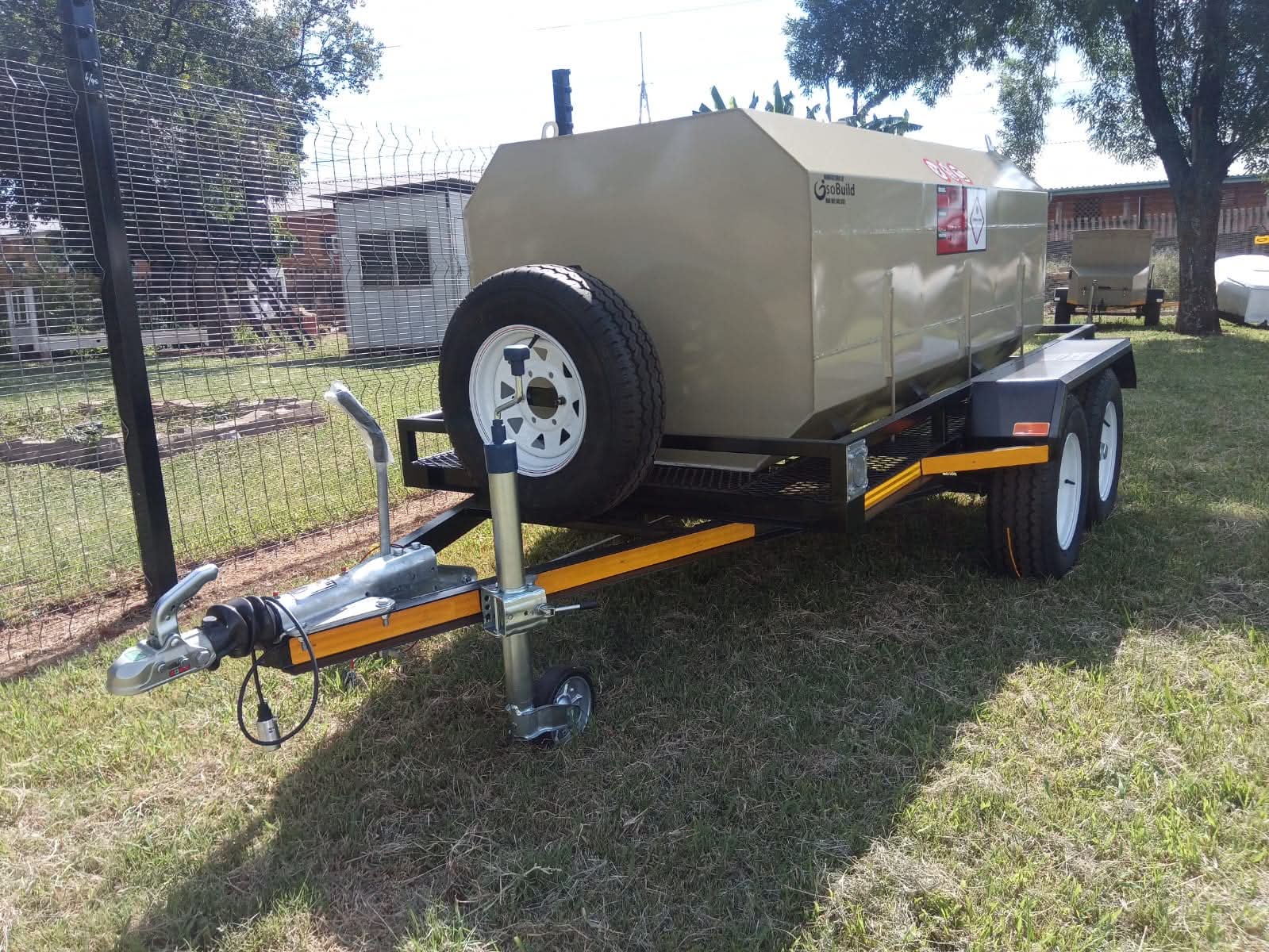 Custom  Diesel Bowser Trailer Manufactured by ISO Build in Pretoria